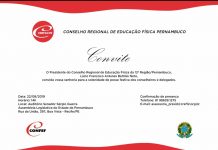CREF12/PE: Nova diretoria, conselheiros e delegados, serão empossados