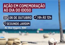 Comissão da OAB-PE organiza ação social neste domingo(6), no Segundo Jardim na Av. Boa Viagem, em comemoração ao Dia do Idoso