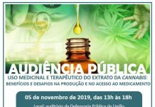DRDH/PE convoca audiência pública sobre uso medicinal da maconha