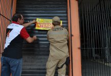 Ação Conjunta do CREF12/PE com a Vigilância Sanitária e Bombeiros, interdita academia em Jaboatão dos Guararapes