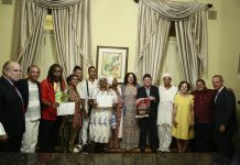 Governadora em exercício, Luciana Santos, institui Marcha Zumbi Dandara, e homenageia personalidades de Pernambuco