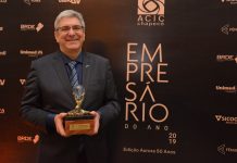Clóvis Spohr é eleito Empresário do Ano 2019, de Chapecó-SC