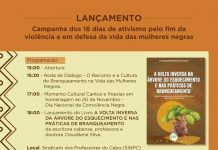 No Cabo, 16 Dias de Ativismo pelo fim da Violência Contra a Mulher, conta com lançamento de livro