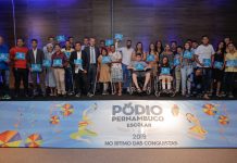 Pódio Pernambuco Escolar, coroa campanhas crescentes do Estado, nos Jogos da Juventude e Paralimpíadas Escolares
