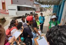 Estudantes e professores da UFPE, fazem visita técnica sobre efeitos do derramamento de óleo em Goiana (PE)