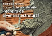 Fundação Terra abre inscrições para curso profissionalizante de pedreiro