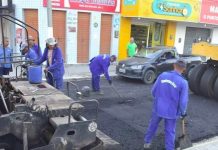 Começam as obras para asfaltar nove ruas de Sanharó