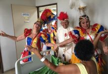 Pacientes do HC entram em clima carnavalesco com o bloco lírico, “Eu quero mais”