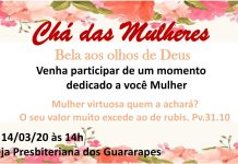 Igreja Presbiteriana dos Guararapes realiza evento em homenagem às mulheres