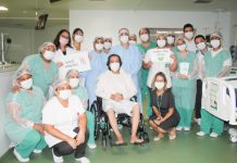 Homem de 53 anos com Covid-19, internado no Hospital Unimed de Petrolina, recebe alta nesta terça-feira(14),com direito a homenagem