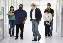 Hospital de Campanha do Cabo de Santo Agostinho, recebe visita do presidente do TCE, Dirceu Rodolfo