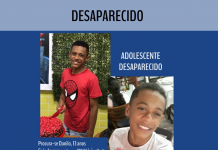 Adolescente de 13 anos, filho de professora visitante da UFPE, está desaparecido desde terça-feira (28)