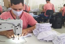 Fábricas de confecção do Agreste e da RMR, fornecem novas 300 mil máscaras de tecido, a ações do Governo de Pernambuco para combate à Covid-19