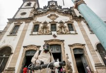 Prefeitura do Recife leva sanitização e Estação Itinerante para o Pátio do Carmo