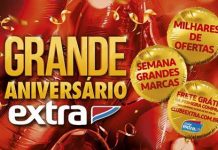 Extra celebra aniversário com milhares de ofertas e frete grátis