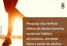 Pesquisa visa verificar efeitos do distanciamento social nos hábitos alimentares, atividade física e saúde de adultos