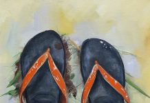 Obra “Os chinelos do meu pai”, de Cecília Rodrigues, é o artigo de Oscar D’Ambrosio