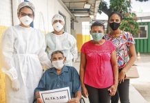 Agricultor aposentado de 74 anos, é o paciente de número 3 mil a receber alta, nos Hospitais de Campanha da Prefeitura do Recife