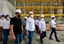 Governador de Pernambuco, Paulo Câmara, visita obras do Novo Atacado, em Santa Cruz do Capibaribe