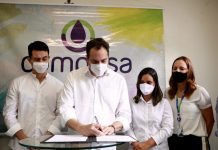 Governador de PE, Paulo Câmara, assina convênio para melhorar abastecimento de água em Orobó