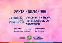 SAD promove live sobre prevenção do câncer de mama