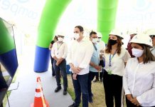 Paulo Câmara entrega obra de saneamento básico em Goiana