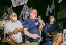 CABO: Armando Monteiro participa de caminhada, e reafirma apoio a candidatura de Keko do Armazém, para prefeito