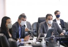 Governador de PE, Paulo Câmara, comanda reunião do Pacto Pela Vida