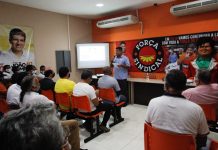Centrais Sindicais e Sindicatos, se reúnem na Força Sindical, para oficializar apoio ao Vereador Rinaldo Junior (PSB), para a Câmara Municipal do Recife