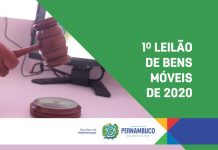 Secretaria de Administração do Estado de PE (SAD), realiza o 1º leilão de bens móveis deste ano