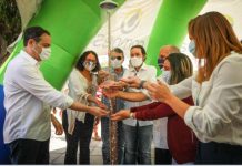 Governador de PE, Paulo Câmara, inaugura sistema de abastecimento de água, em Brejo da Madre de Deus