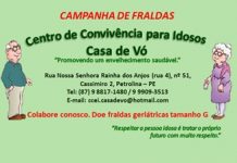 Campanha arrecada fraldas geriátricas para idosos da Casa de Vó, em Petrolina – PE