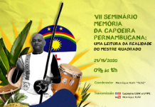 Sétima edição do Seminário “Memória da Capoeira Pernambucana”, será realizado neste mês de novembro