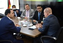 GARANHUNS: Prefeito eleito, Sivaldo Albino, cumpre agenda em Brasília com o deputado federal, Fernando Rodolfo