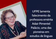 UFPE lamenta falecimento da professora emérita, Adair Pimentel Palácio