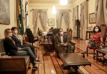 Governador de PE, Paulo Câmara, recebe João Campos, prefeito eleito do Recife, e discute parcerias para o próximo quadriênio