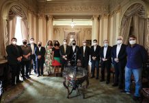 Governador de PE, Paulo Câmara, recebe deputado Baleia Rossi