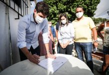 RECIFE: Prefeito João Campos dá início a obra estruturadora para proteger barreira no Ibura