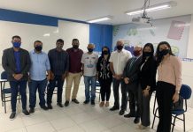 Comitiva do prefeito de Paulista, visita às instalações do Colégio Alpha, no Janga