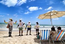 Prefeitura do Recife reforça orientação e prevenção da covid-19, nas praias