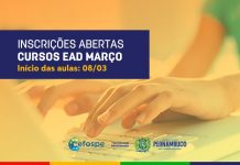 Abertas as inscrições para cursos a distância, promovidos pela Secretaria de Administração de Pernambuco
