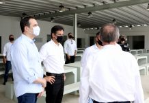 Governador de PE, Paulo Câmara, visita Unidade 2 do Centro Integrado de Ressocialização de Itaquitinga