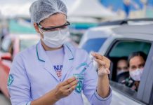 CABO: Duas escolas e centro de vacinação, aplicam segunda dose nesta quarta-feira (28), em idosos que foram vacinados em janeiro com a Astrazeneca