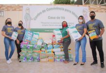 Abrigo de idosos de Petrolina, recebe doação de fraldas geriátricas e produtos de limpeza