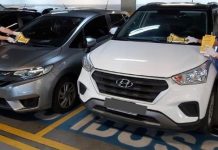 Detran-PE e Guarda de Trânsito de Camaragibe fazem ação do Maio Amarelo, no Camará Shopping