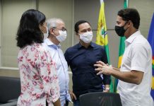 Prefeito de Jaboatão, Anderson Ferreira, apresenta programa de Economia Solidária ao prefeito de Gravatá