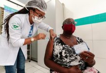 Saúde do Cabo aplica a segunda dose da Vacina da Astrazeneca contra a Covid-19, na comunidade quilombola do município