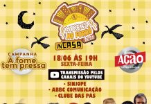 Imprensa no Forró “In Casa”, é o tema da live solidária que acontece nesta sexta-feira(18), direto do Clube das Pás