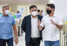 Prefeito de Jaboatão, Anderson Ferreira, recebe prefeitos de Jupi e Brejo da Madre de Deus