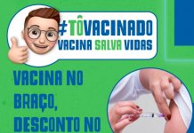 VACINA NO BRAÇO, DESCONTO NO TREINO! Campanha oferece desconto em Academias, para quem apresentar Cartão de Vacinação